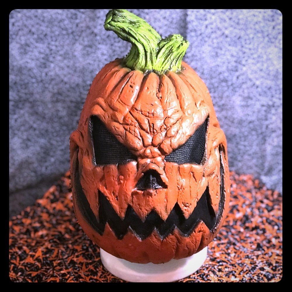 Pumpkin Head Mask